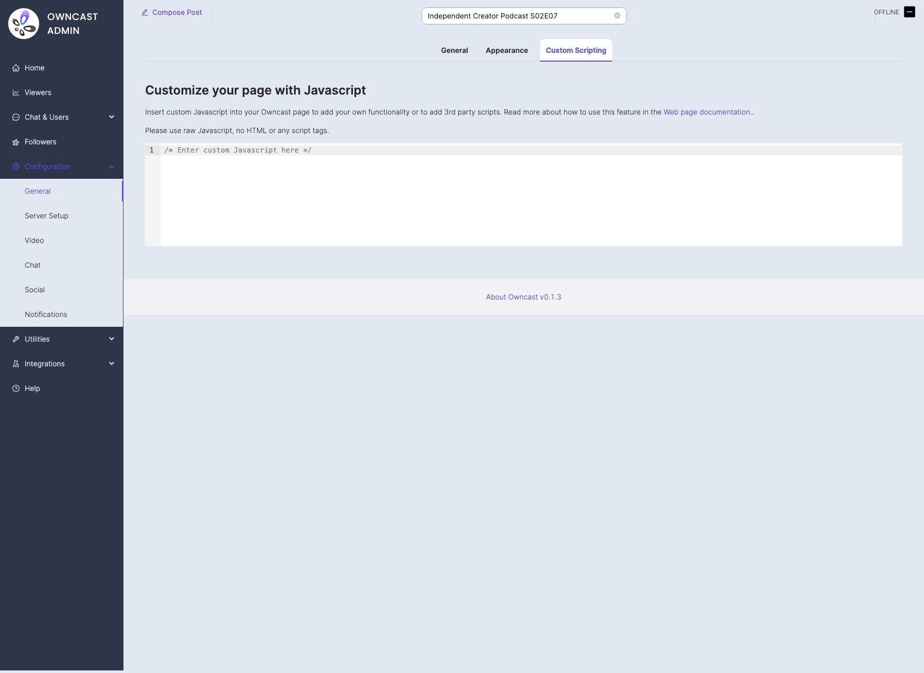 Owncast Configuration General Custom Scripting-5.jpeg