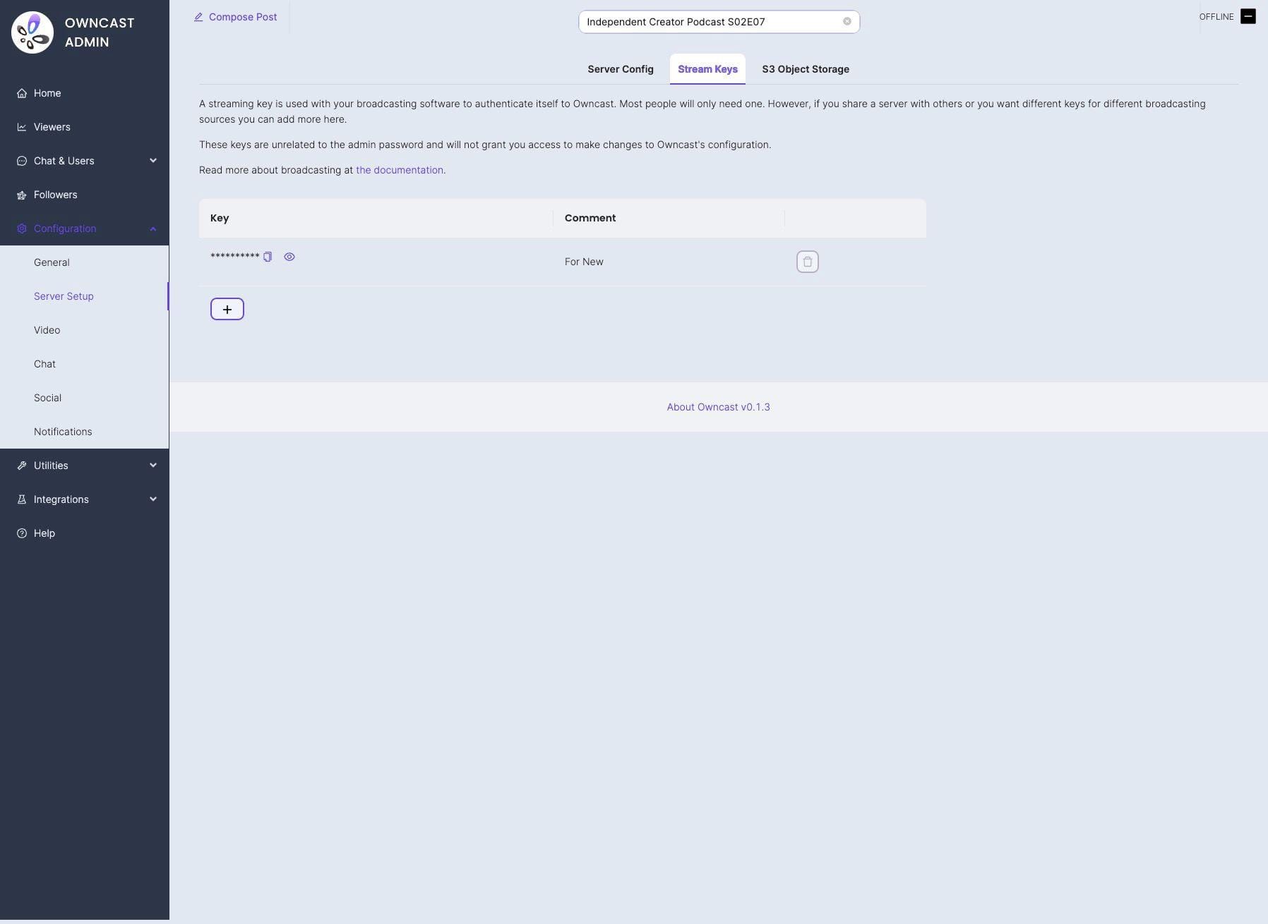 Owncast Configuration Server Setup Server Stream Keys-7.jpeg